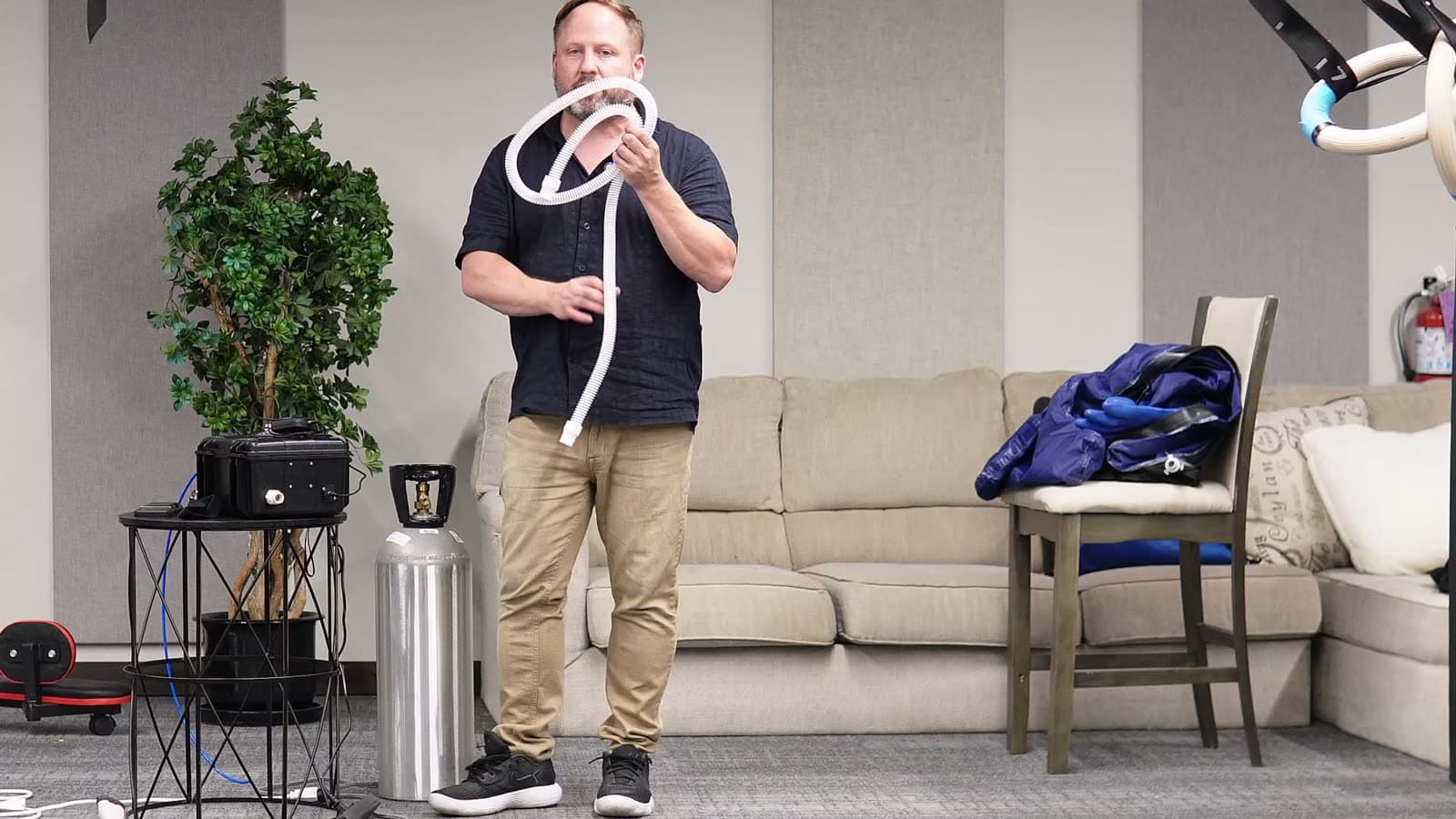 The white hose