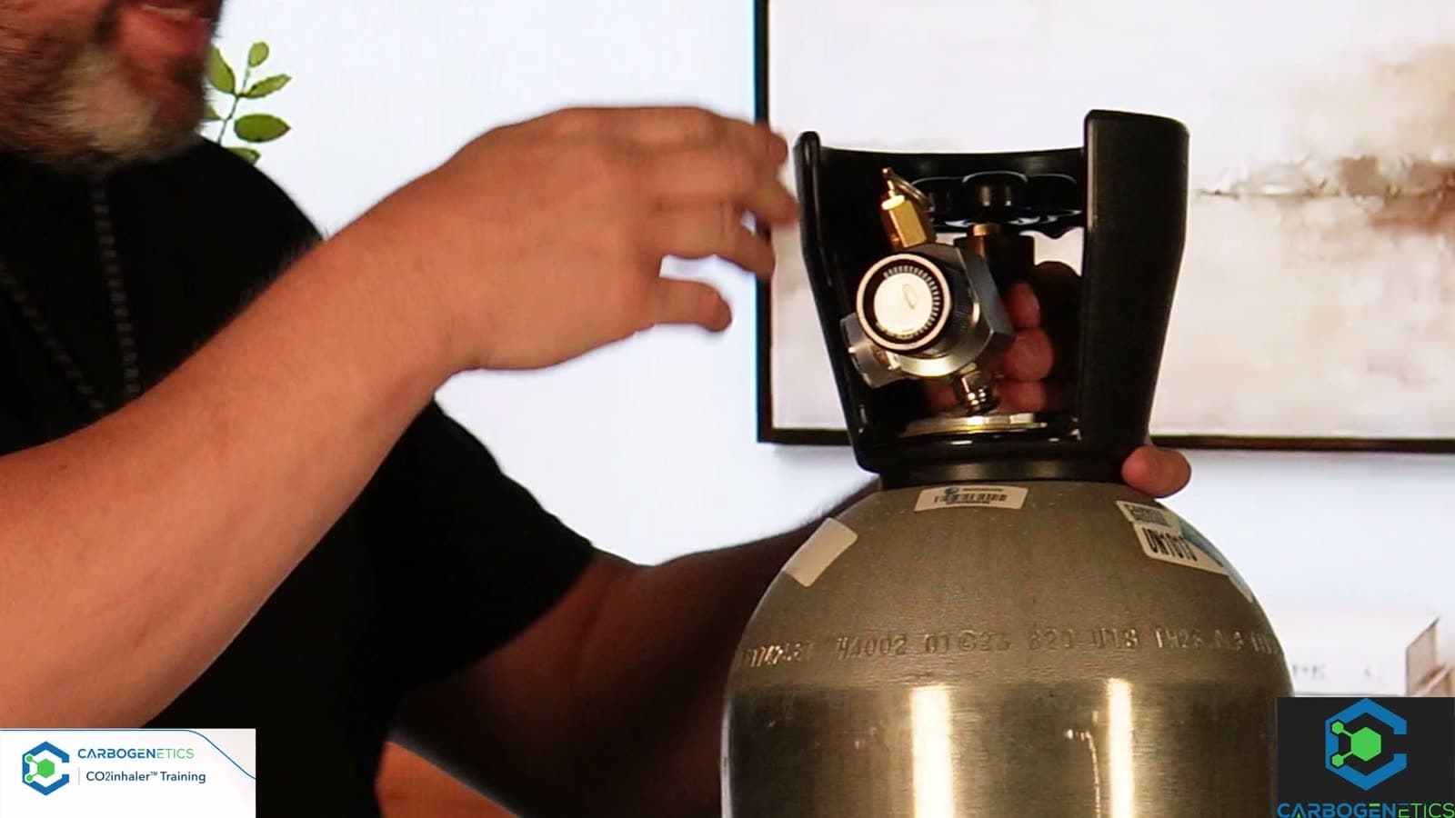 The regulator going onto the adapter