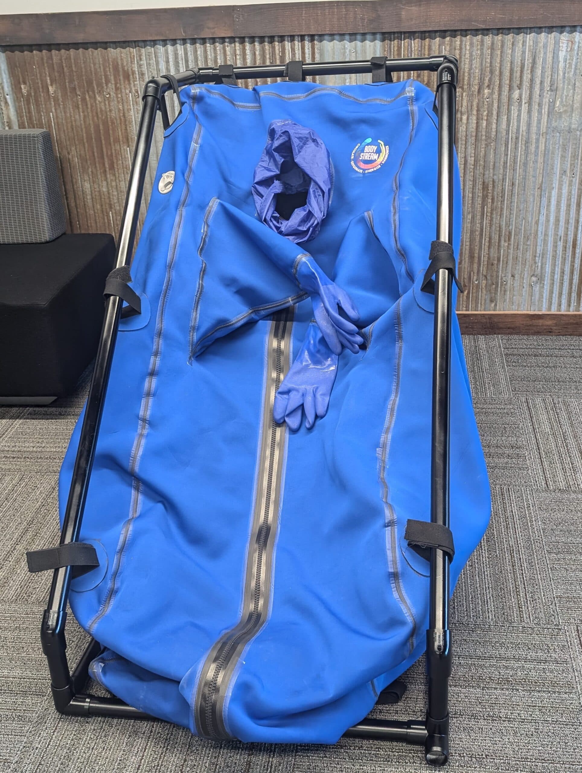 BodyStream Sauna CO2 recovery setup