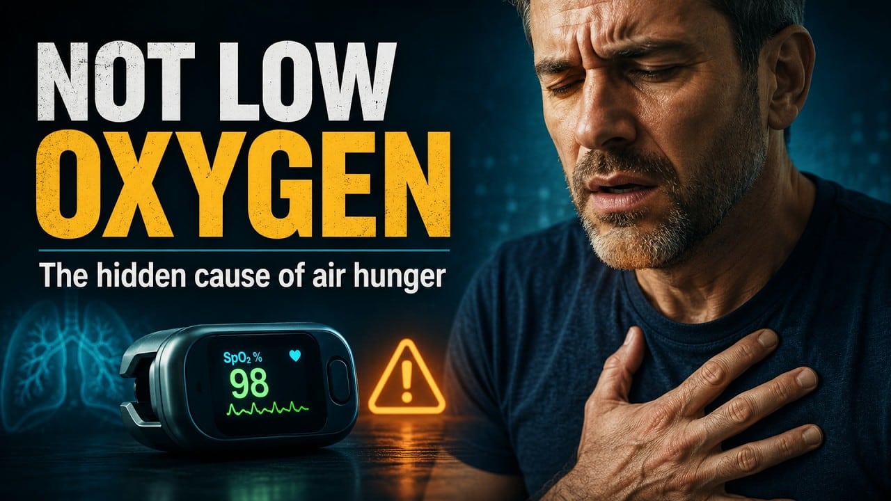 Steven Scott explaining why you can have normal oxygen and still feel air hunger